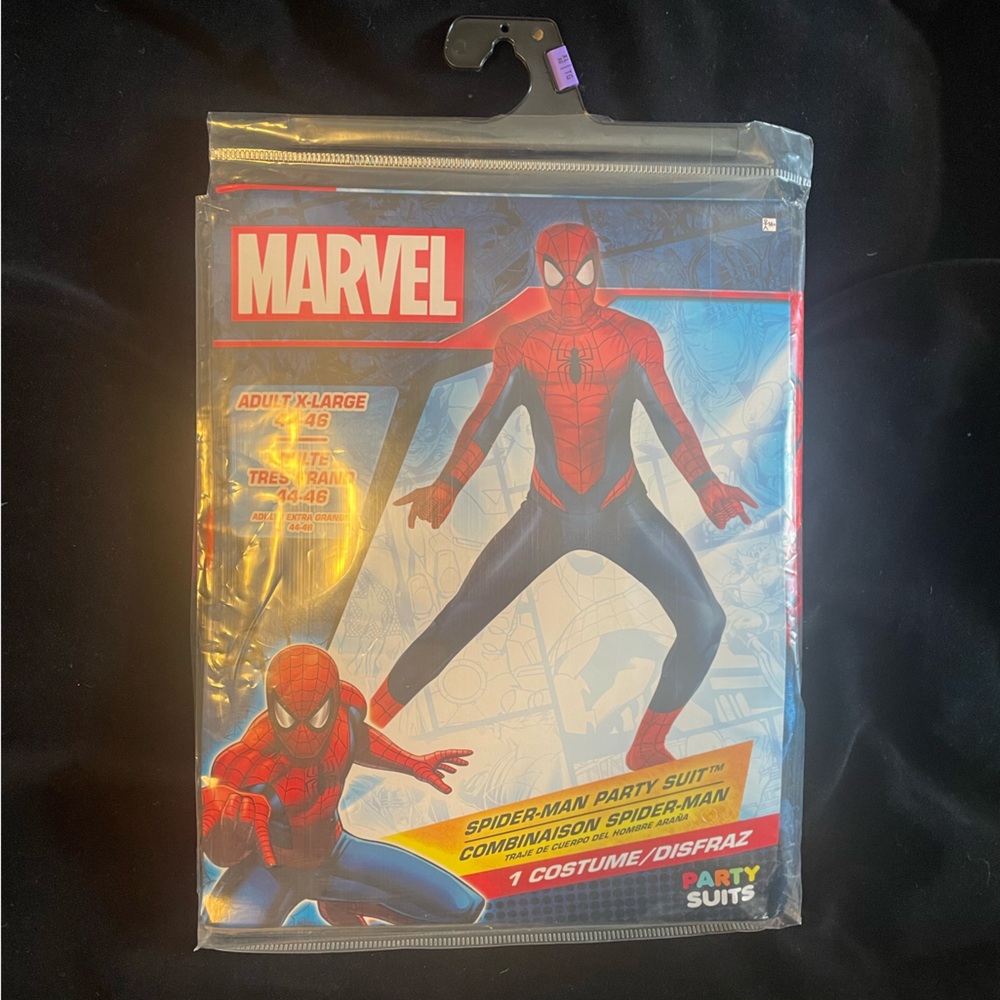 Men’s Spider-Man Halloween costume. Stretchy Body suit